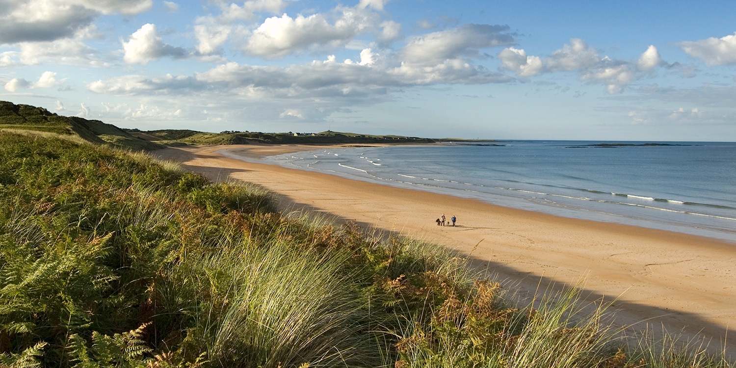 Embleton Bay on the North Sea