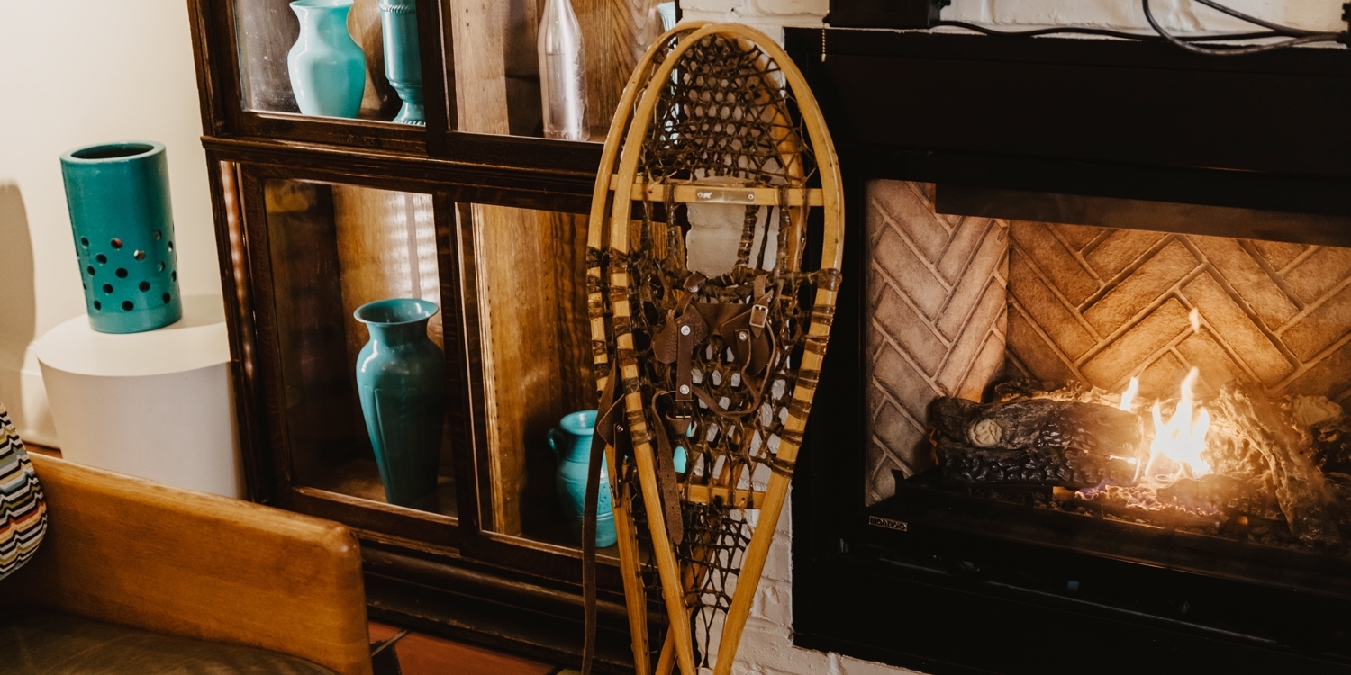 Visit this lakeside retreat with cozy farmhouse-inspired accommodations