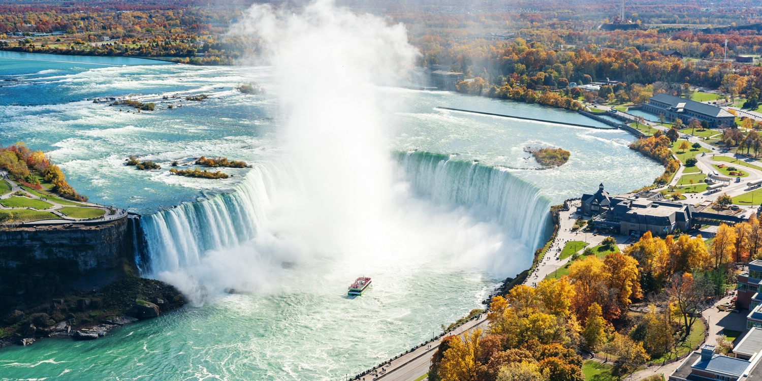 Just under 10 minutes' walk from photo ops at the Falls