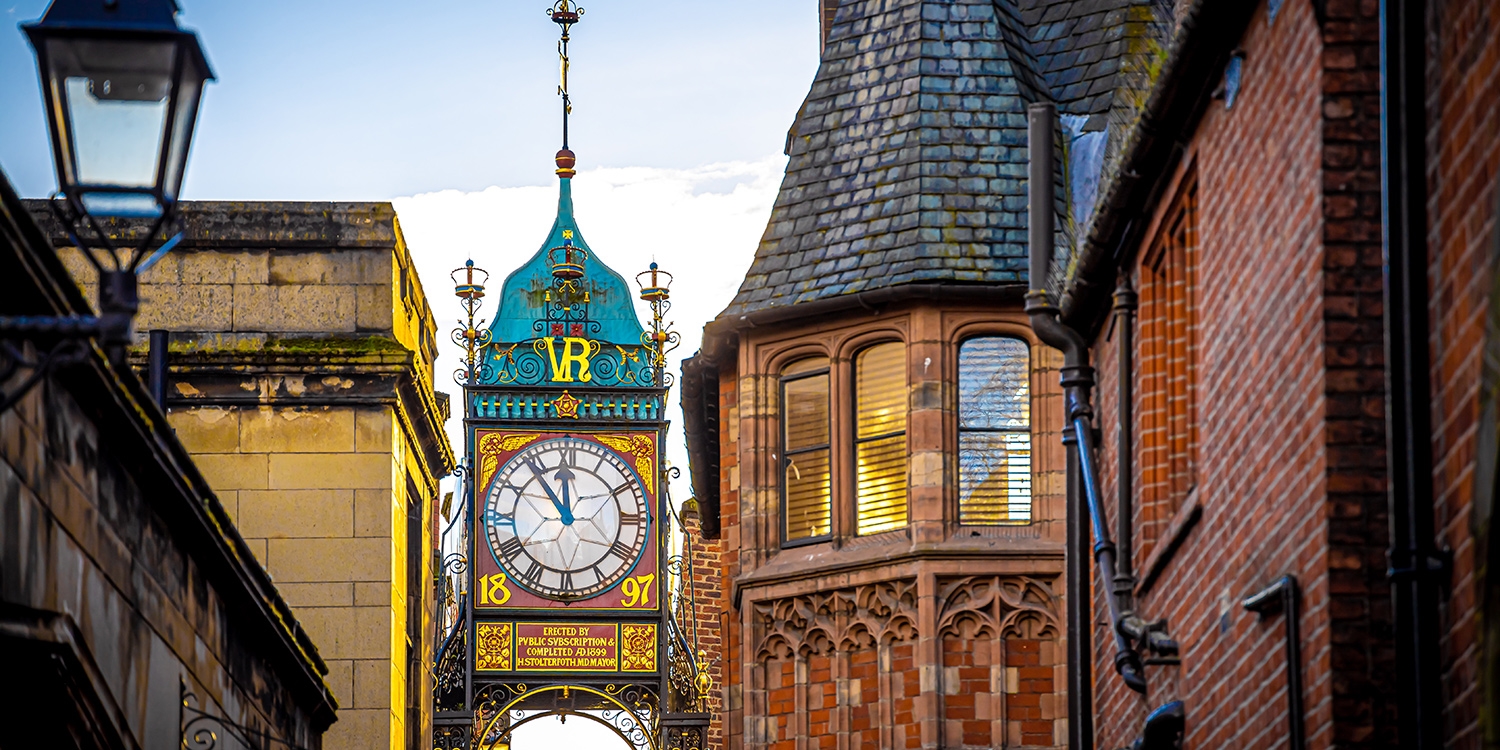 Eastgate Clock in Chester city centre